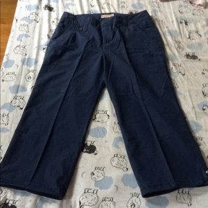 Jamaica Bay Navy Capris Pants